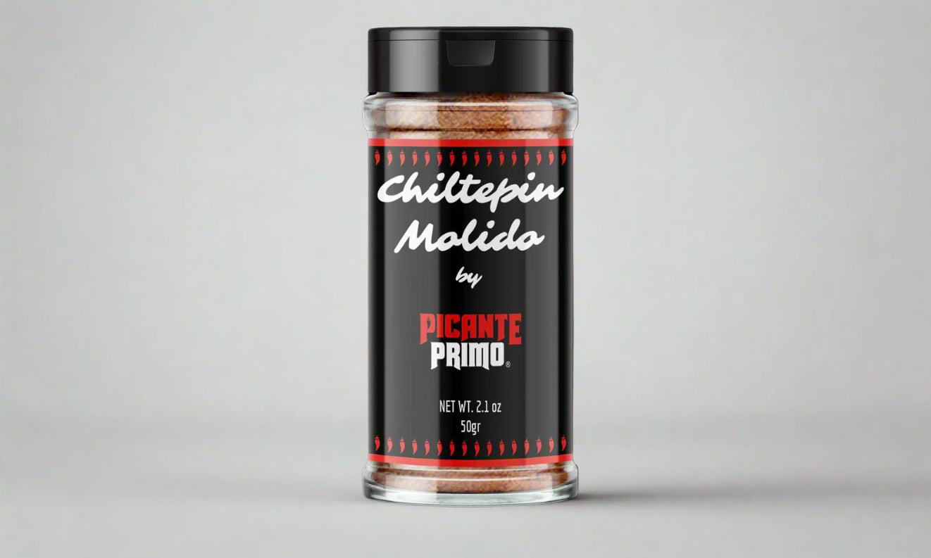 Authentic Mexican Chiltepin Molido | Ground Wild Pepper | 50g - Picante Primo