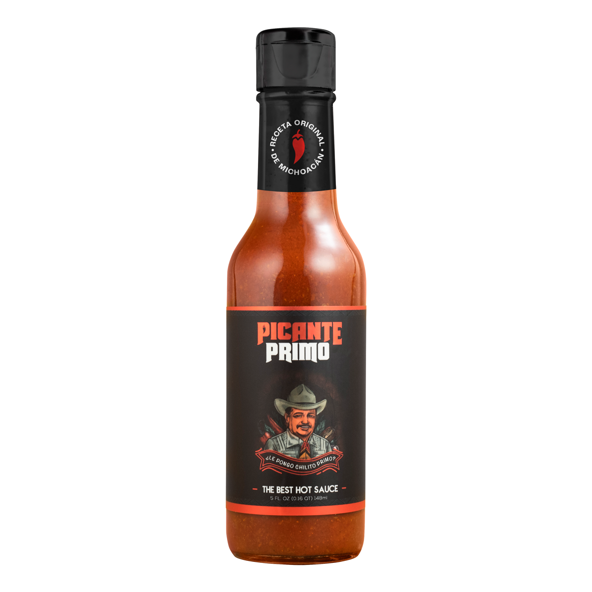 Authentic Mexican Hot Sauce | Low Vinegar | 5oz - Picante Primo