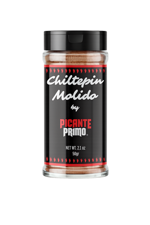 Authentic Mexican Chiltepin Molido | Ground Wild Pepper | 50g - Picante Primo